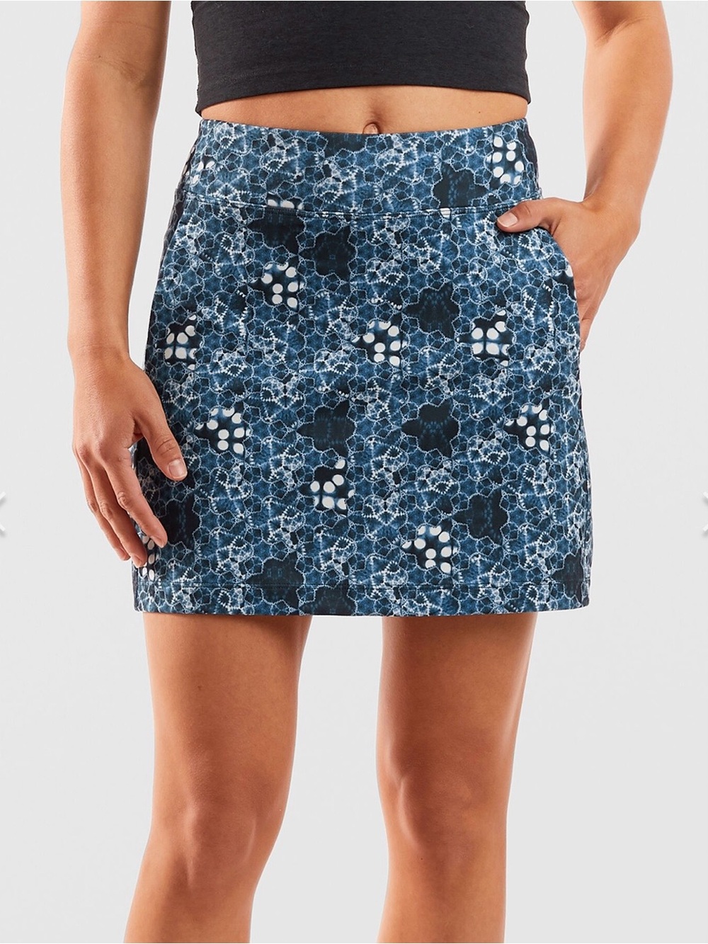 Title Nine Dream Swing Skort Maya blue